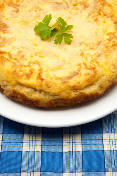 Omelette aus Kartoffeln — Stockfoto