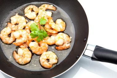 Cooked scampi clipart