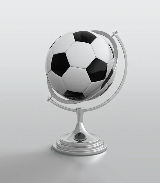 サッカー ボールのグローブ — ストック写真