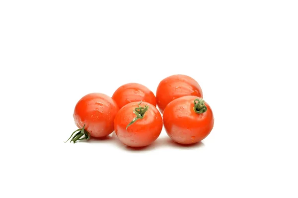 Tomates rojos frescos de cereza — Foto de Stock