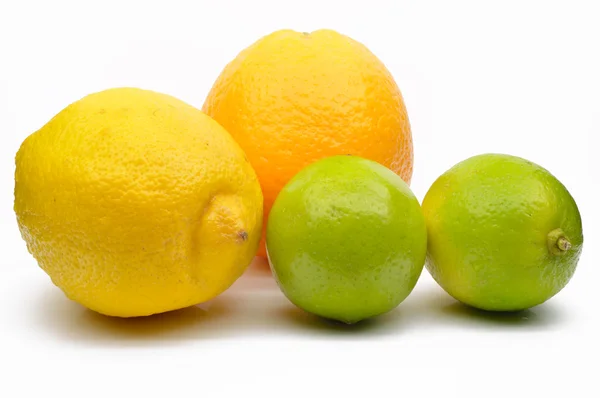 stock image Lime, lemon and orange