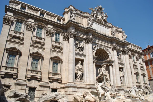 Fontän av trevi i Rom — Stockfoto