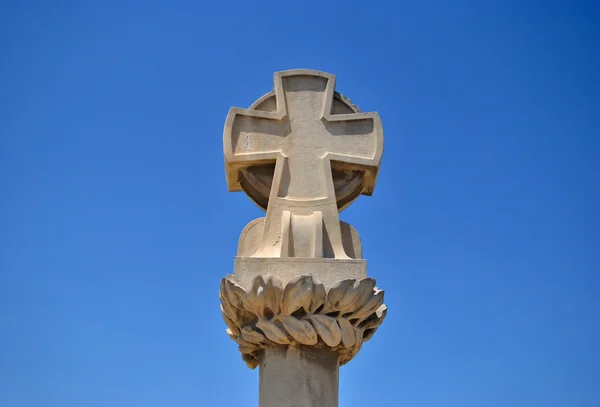 Kamienny krzyż — Zdjęcie stockowe