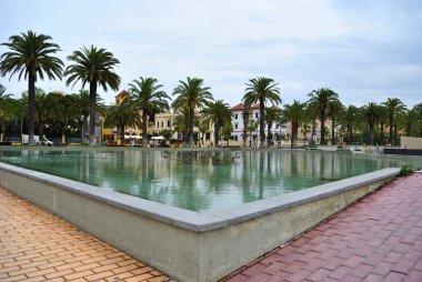 Promenade of Salou clipart