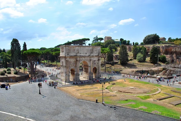 Łuk Tytusa z rzymskiego Koloseum — Zdjęcie stockowe