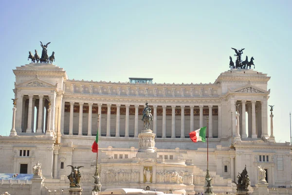 Il Monumento Nazionale a Vittorio Emanuele II — Foto Stock