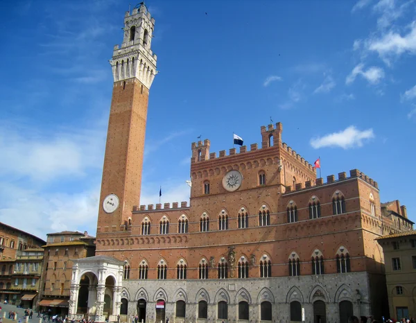 Piazza principale di Siena . — Foto Stock
