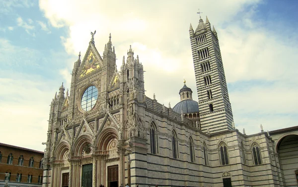 Sienna cathedral, Italië — Stockfoto