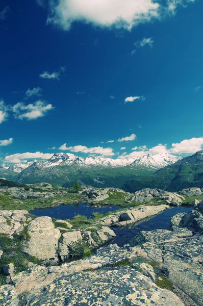 Альпийский ландшафт Европы — стоковое фото
