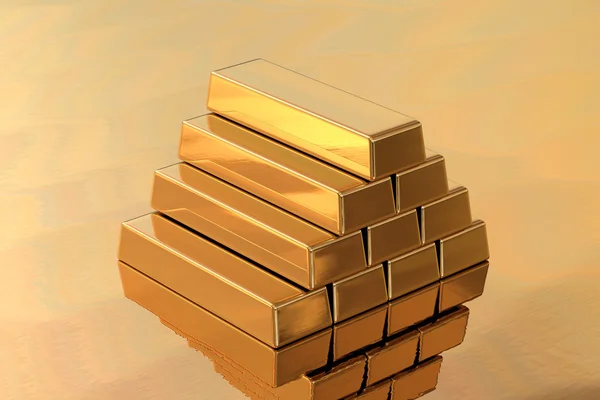 Sztabka złota — Zdjęcie stockowe