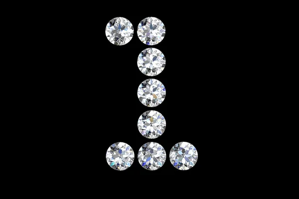 Diamond number one — Stock Photo, Image