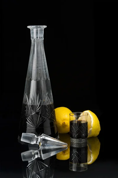 stock image Crystal decanter