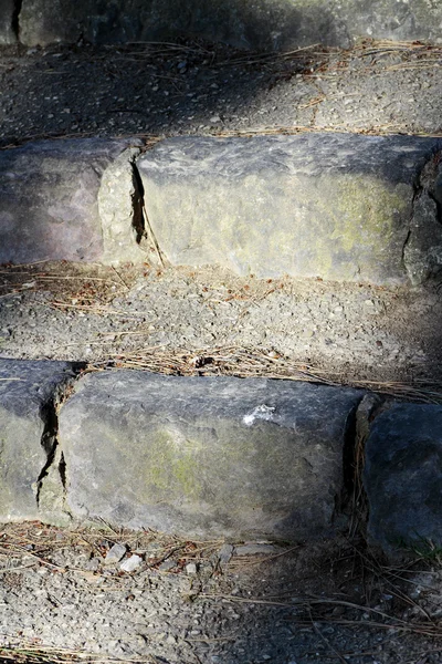 Scena rustica scala in pietra — Foto Stock