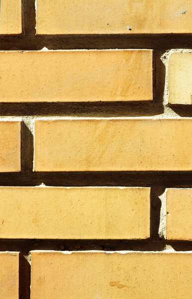 Scene texture brick wall highlighting its relief