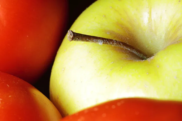 Natürmort meyve doku organik tarımı vurgulama — Stok fotoğraf