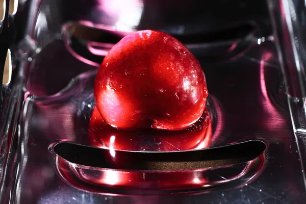 Scena di ciliegie che esprime l'influenza della nuova cucina gourmet — Foto Stock
