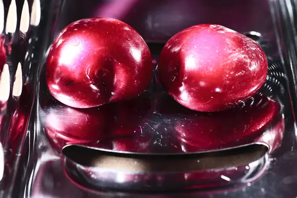 Cherry scenen uttrycker påverkan av den nya gourmetkök — Stockfoto