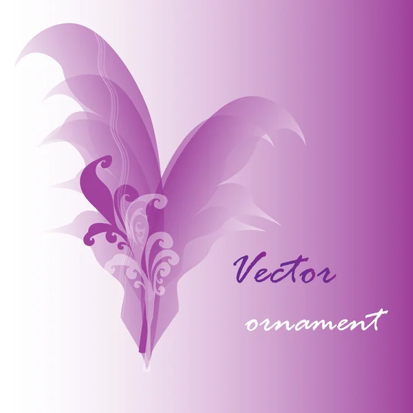 Ornement violet — Image vectorielle