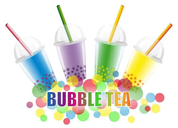 Bubble Tea — Stock Vector