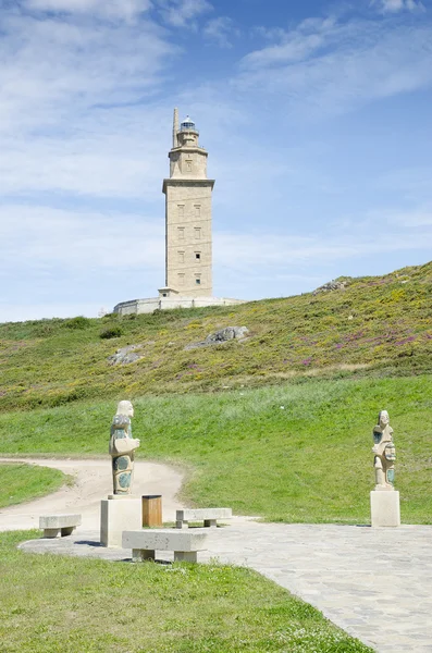 Hercules tower, A Coruña, Galicia, Spain — Stock Photo, Image