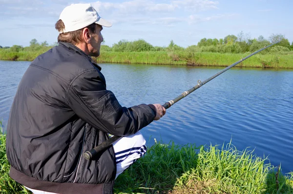 stock image Amateur fisherman