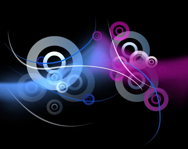 Abstract neon wave — Stock Vector