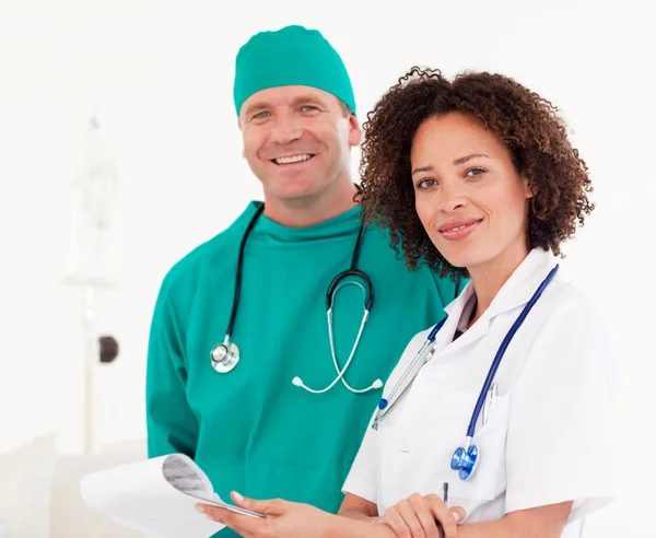 Portrait of doctor and surgeon — Stock Photo, Image