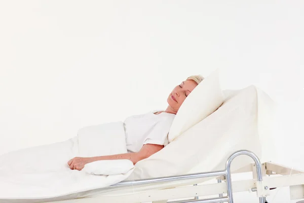 Senior Woman with illness — Stock Photo, Image
