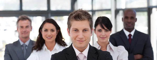 Beautiful business team looking at the camera — Stock Photo, Image