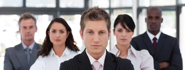 Portrait of a united business team looking at the camera — Stock Photo, Image