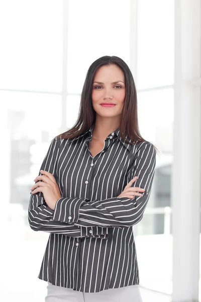 Portrait of a female manager looking at the camera — Stock Photo, Image