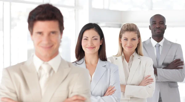 Portrait of a confident team at work — Stock Photo, Image