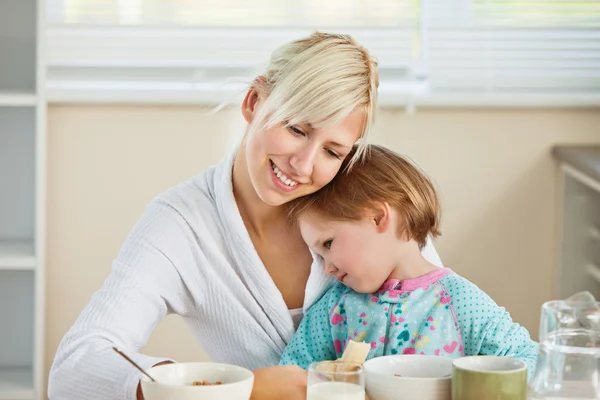 Fortunate mother with her daughter — Stock Photo, Image
