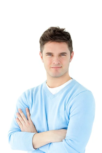 Attractive man smiling at the camera Stock Picture