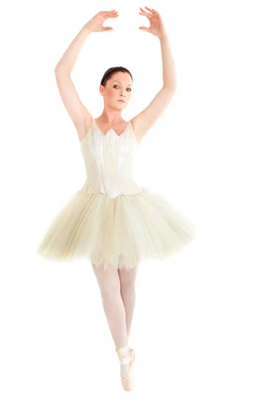 Dançarina de ballet feminina dançando — Fotografia de Stock