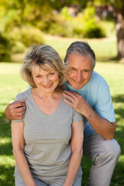 Portrait of a lovely senior couple — Stock Photo, Image