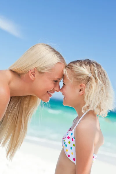 Daughter having fun with her mother — Stock Photo, Image