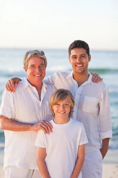 Porträt einer Familie — Stockfoto