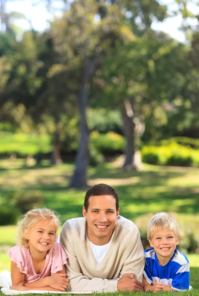 Father with his children — Stock Photo, Image