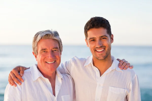 Portrait of a father with his son Royalty Free Stock Images