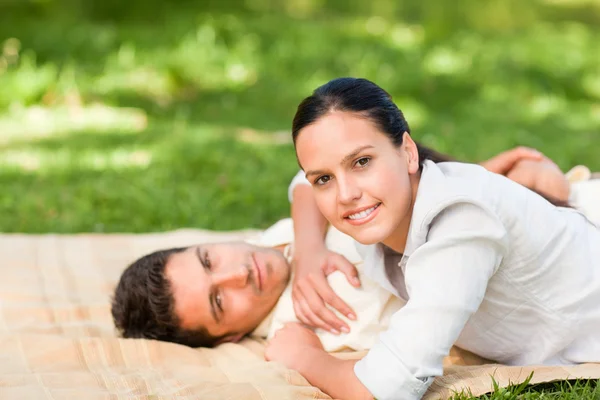 Beautiful woman with her husband Stock Picture