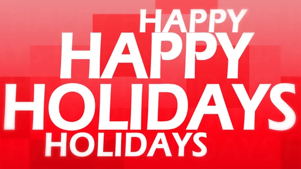 Creative image of happy holidays concept — Stock Photo, Image