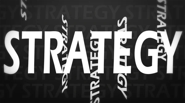 Imagem criativa do conceito de estratégia — Fotografia de Stock