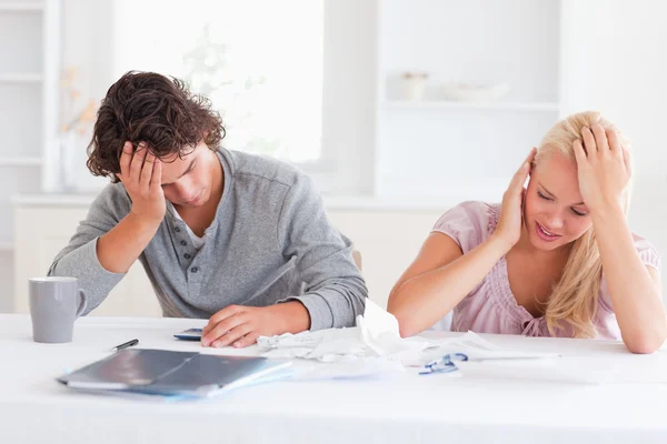 Couple in great despair — Stock Photo, Image