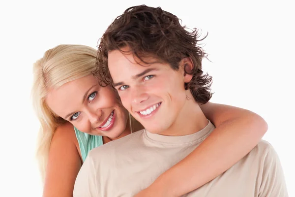 Close up of a cute couple — Stock Photo, Image