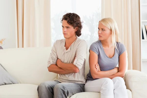 Young couple after an argument — Stock Photo, Image