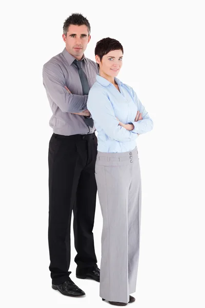 Managers standing up — Stock Photo, Image