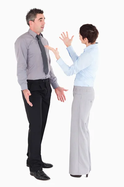 Office workers arguing — Stock Photo, Image