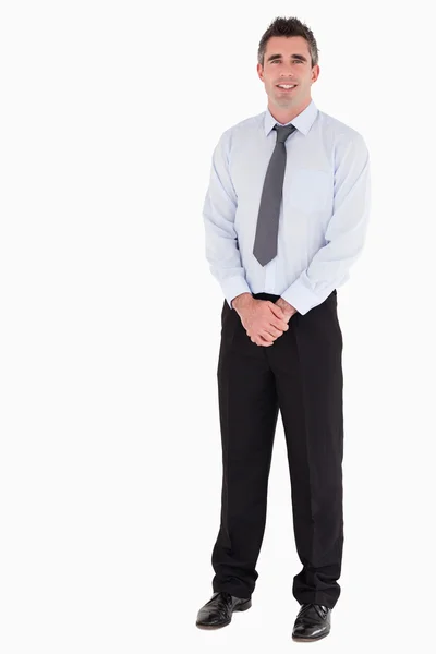 Businessman standing up — Stock Photo, Image