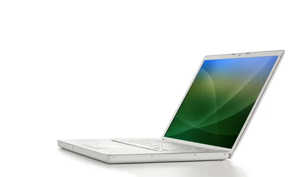 Moderne en stijlvolle laptop op een tafel — Stockfoto